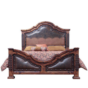 LMT Tooled Leather Bed