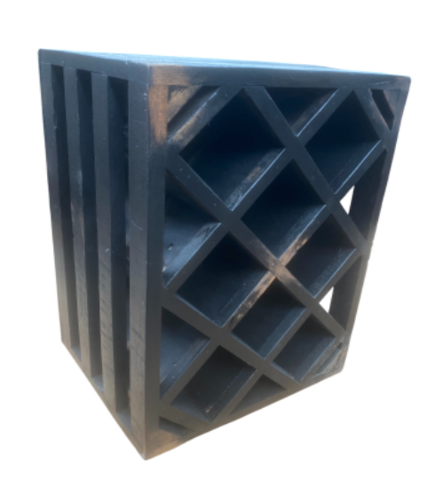 BLACK WINE RACK