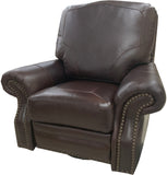 Rowan Swivel Glider Recliner  With Calderon Mahogany