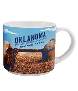 Oklahoma Metallic Stack Mug