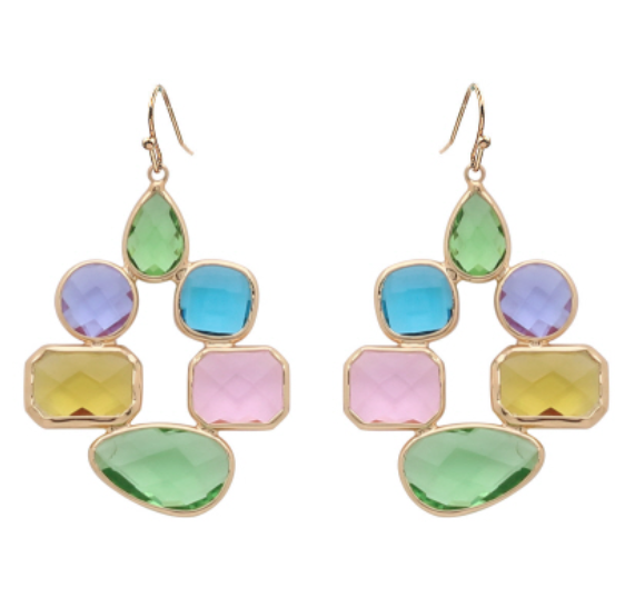 LM:  GEM EARRINGS