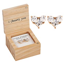 Earring Treasure Box-  Heart You