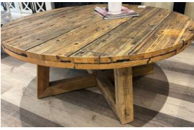 ROUND COFFEE TABLE OAK