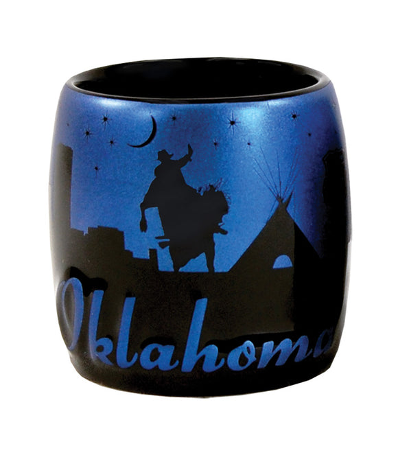 Oklahoma Night Sky Shot Glass