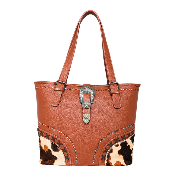 Trinity Ranch Hair-On Cowhide Collection Concealed Carry Tote