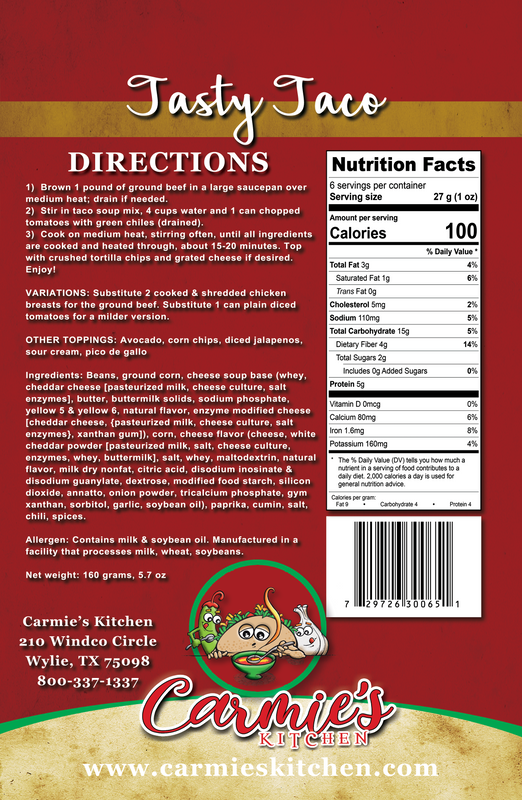 CK TASTY TACO SOUP MIX