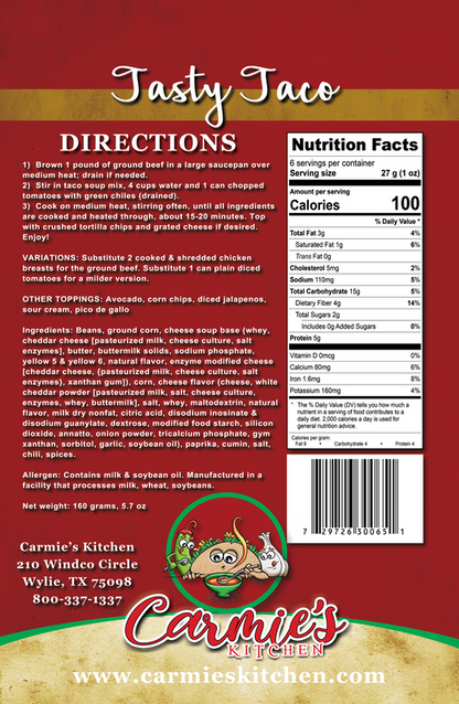 CK TASTY TACO SOUP MIX