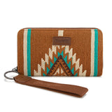 WG174-W006 Wrangler Southwestern Knitted Wallet/Wristlet