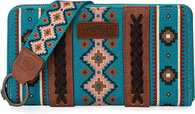 WG2203-W006 Wrangler Southwestern Art Print Wallet