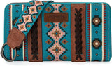 WG2203-W006 Wrangler Southwestern Art Print Wallet