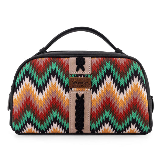 Wrangler Southwestern Pattern Print Multi Purpose/Travel Pouch