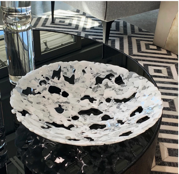 ATC-WHITE CORAL BOWL-NEW