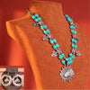 WNS-1031 Wrangler Jewelry Sets Bohemian Pendant Necklace Earrings