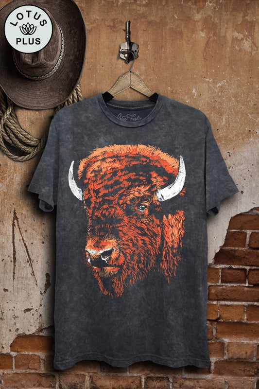 Bison Graphic Top