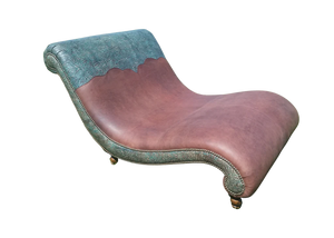 Fabric Chaise Lounge Double