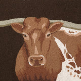 Longhorn Hook Rug - Mary Lake Thompson