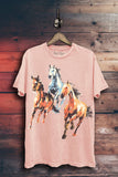 Wild Horses Graphic Top