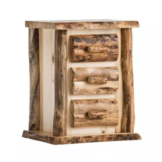 Aspen 3 Drawer Nightstand