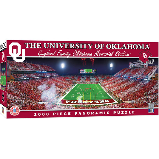 Oklahoma Sooners - 1000 Piece Panoramic Puzzle - End View