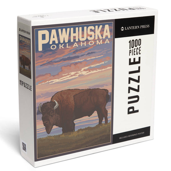 PULSE 3X12 REMIX オリジナルボックスセット　貴重 1000 PIECE PUZZLE Pawhuska, Oklahoma, Buffalo & Sunset – LOREC