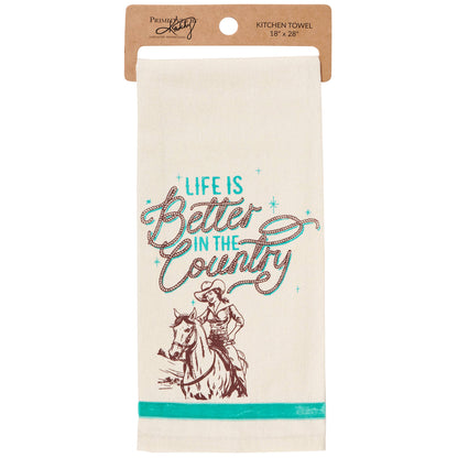 Better In The Country Kitchen Towel