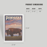 MAGNET Pawhuska, Oklahoma, Buffalo & Sunset