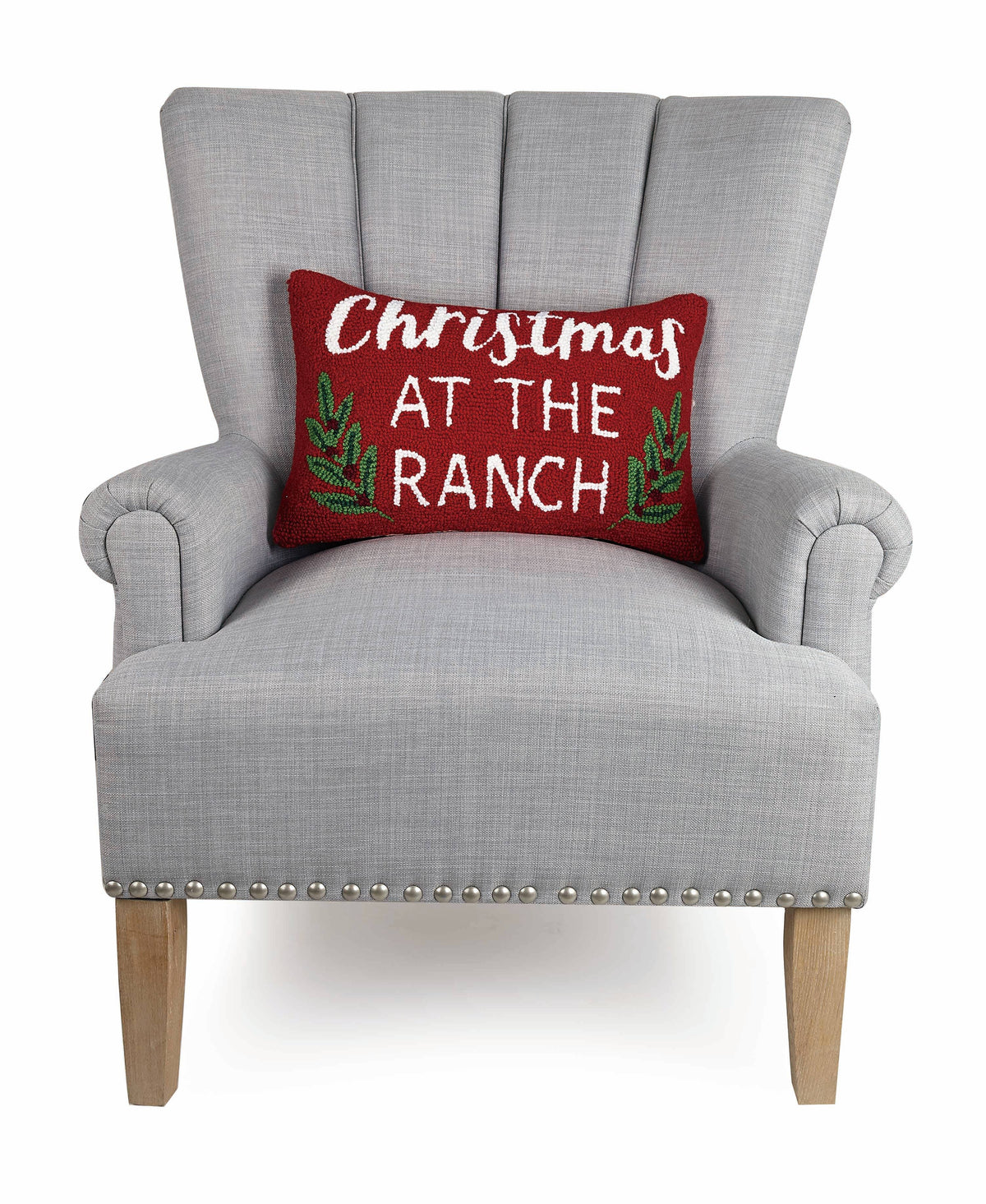 Christmas At The Ranch Hook Pillow