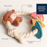*NEW OPTION* Ritzy Rattle™ Silicone Teether Rattles