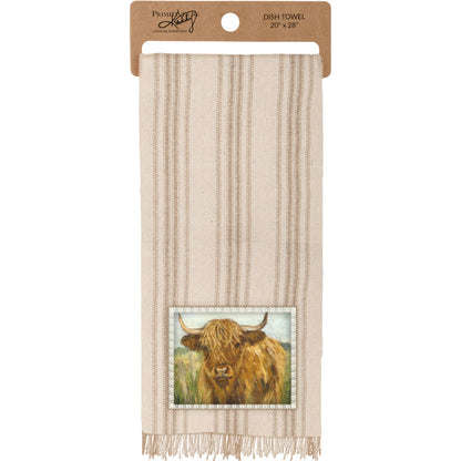 Highland Cow Kitchen Towel