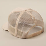 COWBOY Text Logo Printed Mesh Back Trucker Hat
