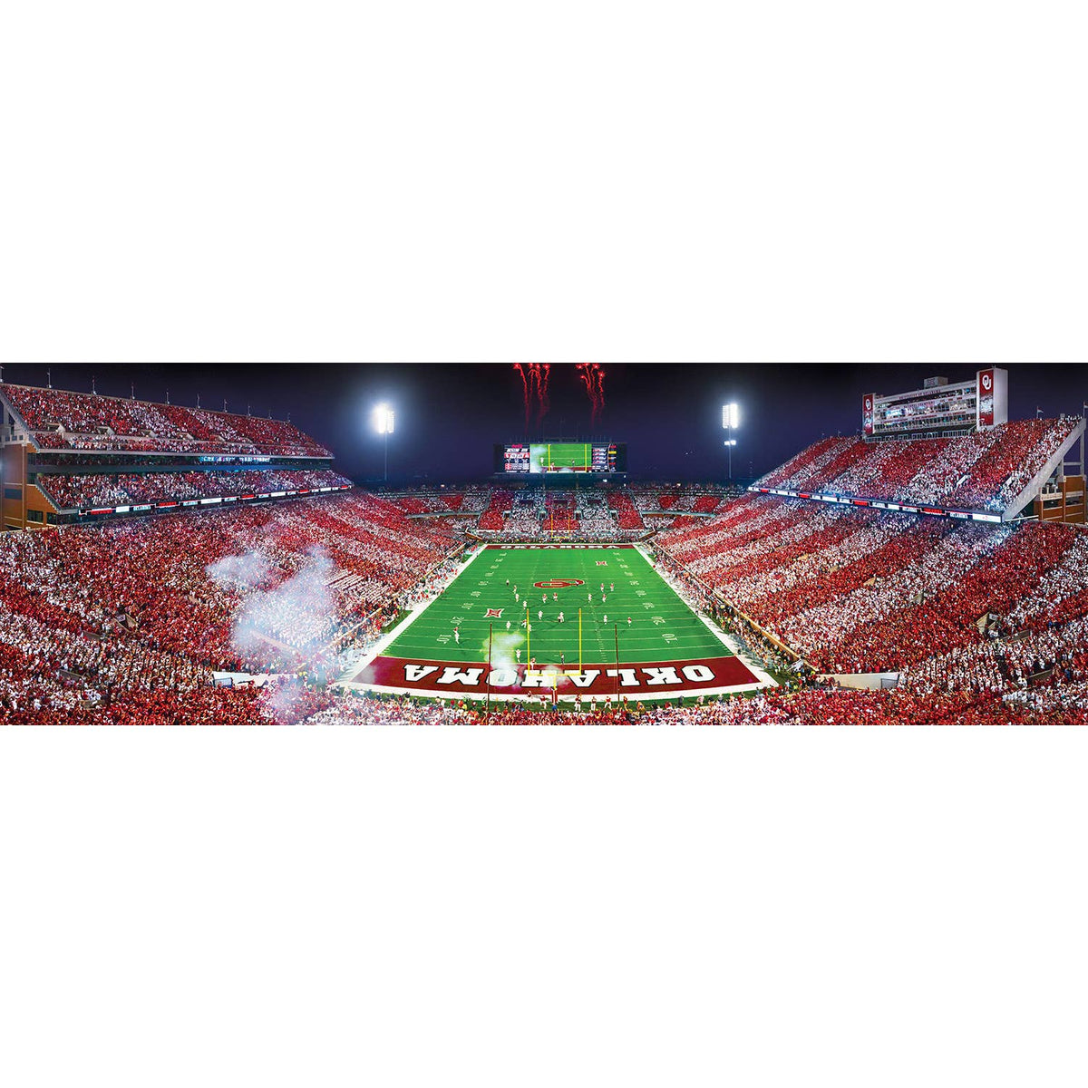 Oklahoma Sooners - 1000 Piece Panoramic Puzzle - End View