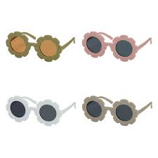 Kids Matte Flower Sunglass - Assorted Colors