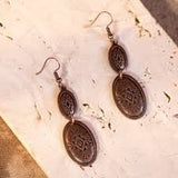 WGE-1022 Wrangler Western Tear Drop Dangling Earring