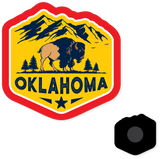 Magnet - Oklahoma Buffalo Badge