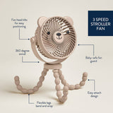 *NEW* Itzy Breeze 3-Speed Stroller Fan™