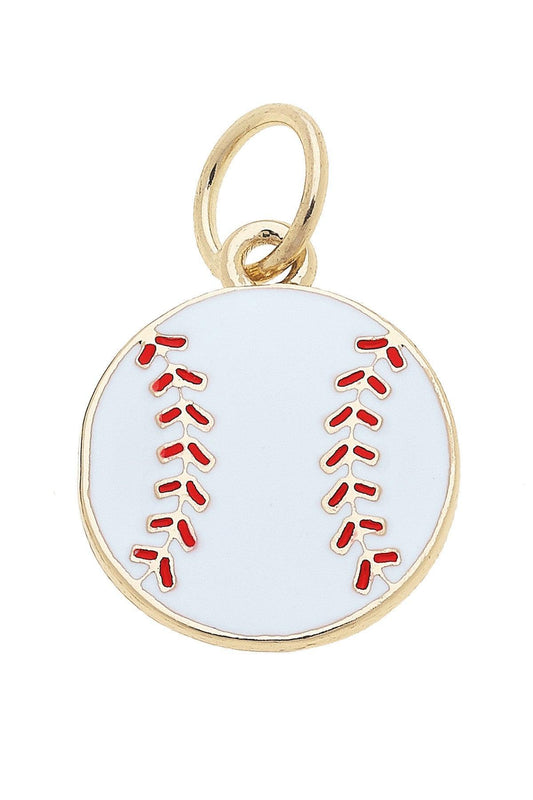 Enamel Baseball Charm