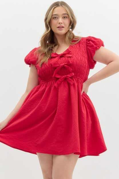 D25800 RED DRESS
