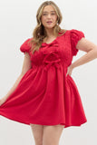 D25800 RED DRESS