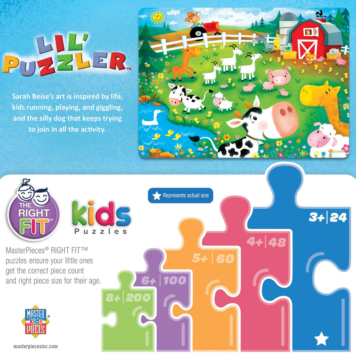 Lil Puzzler - Old MacDonald's Farm 24 Piece Puzzle