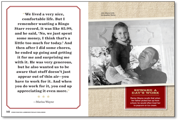 John Wayne: Lessons for My Children