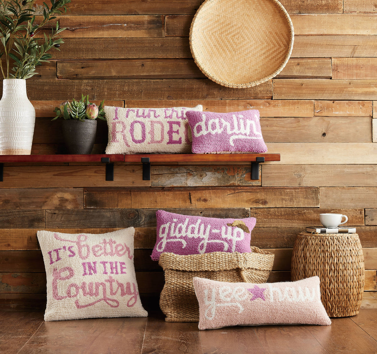 Giddy Up Hat Hook Pillow