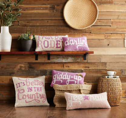 Giddy Up Hat Hook Pillow