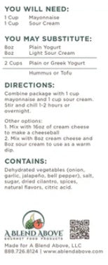 Guacamole Dip Mix