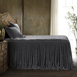 Stella Faux Silk Velvet Bedspread