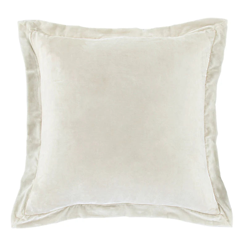 Stella Faux Silk Velvet Flanged Euro Sham