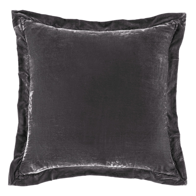 Stella Faux Silk Velvet Flanged Euro Sham