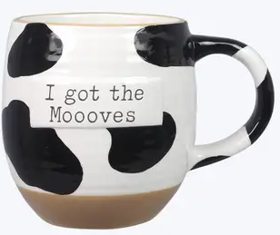 CERAMIC COW MUG