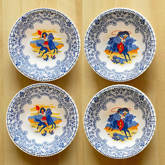 180° Cowboy/Cowgirl Melamine Bowl