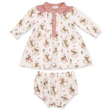 COWGIRL CAMEO-PATSY WESTERN DRESS-WITH BLOOMER-6/12M