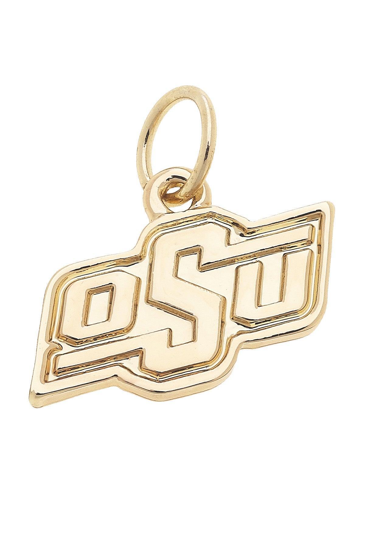 Oklahoma State Cowboys Enamel Logo Charm